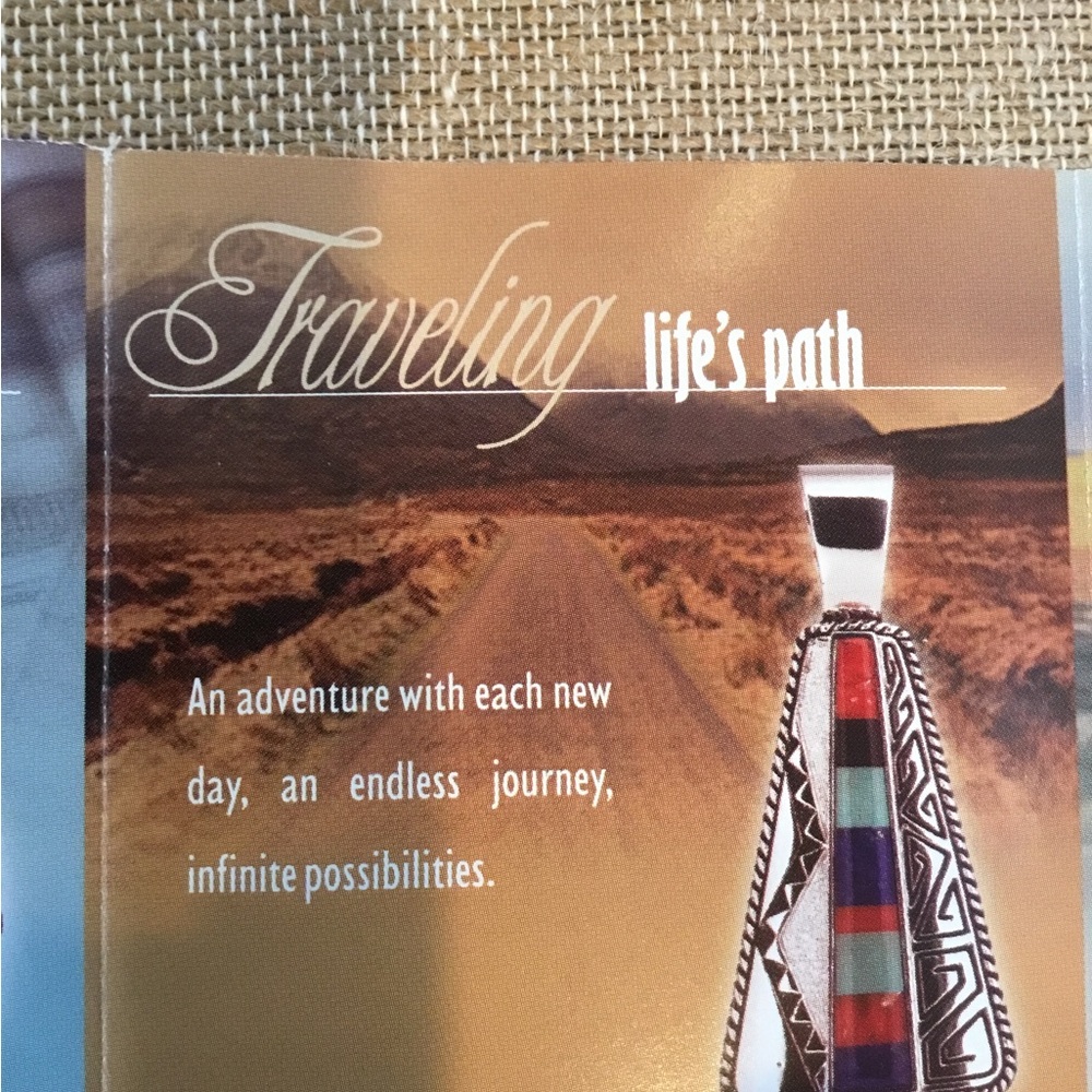 Sincerely Southwest by Carolyn Pollack Sterling Inlay Pendant - Picture 4 of 4